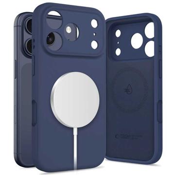 iPhone 17 Pro Max Tech-Protect Liquid Silicone Case - MagSafe Compatible - Deep Blue
