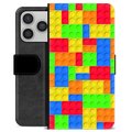iPhone 17 Pro Premium Wallet Case - Blocks