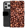 iPhone 17 Pro Premium Wallet Case - Coffee Beans