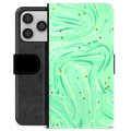 iPhone 17 Pro Premium Wallet Case - Green Mint