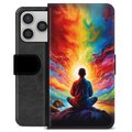 iPhone 17 Pro Premium Wallet Case - Meditation