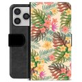 iPhone 17 Pro Premium Wallet Case - Pink Flowers