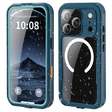 iPhone 17 Pro Shellbox M Series IP68 Waterproof Case - Diving Cover with MagSafe Compatibility - Blue