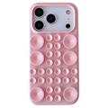 iPhone 17 Pro Silicone Case with Suction Cup - Pink