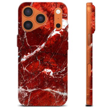 iPhone 17 Pro TPU Case - Red Marble