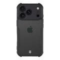 iPhone 17 Pro Tactical Quantum Stealth Case with Reinforced Corners - Clear / Black