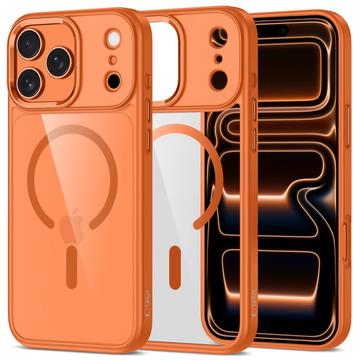 iPhone 17 Pro Tech-Protect Magmat Case - MagSafe Compatible - Orange / Clear