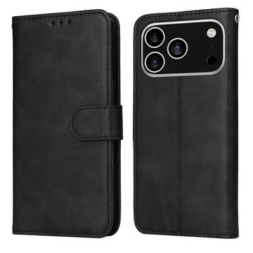 iPhone 17 Pro Wallet Case with Stand - Black