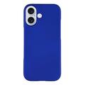 iPhone 17 Rubberized Plastic Case - Blue