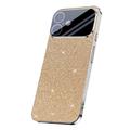 iPhone 17 Sparkling Glitter Hybrid Case - Gold