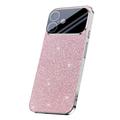 iPhone 17 Sparkling Glitter Hybrid Case - Pink