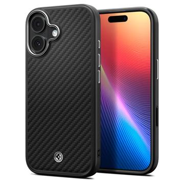 iPhone 17 Spigen Enzo Aramid T Mag Case - MagSafe Compatible - Black / Silver