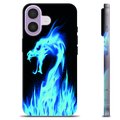 iPhone 17 TPU Case - Blue Fire Dragon