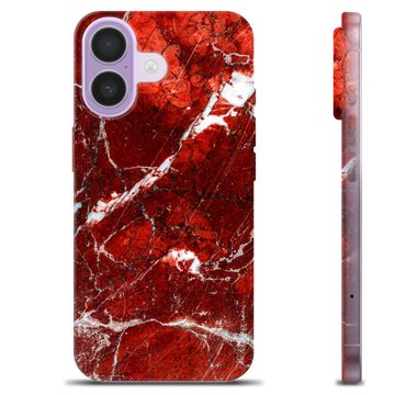 iPhone 17 TPU Case - Red Marble