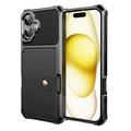 iPhone 17 TPU Case with Card Holder - Black