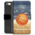 iPhone 5/5S/SE Premium Wallet Case - Basketball