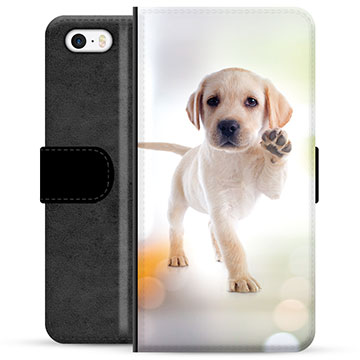 iPhone 5/5S/SE Premium Wallet Case - Dog