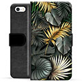 iPhone 5/5S/SE Premium Wallet Case - Golden Leaves