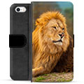 iPhone 5/5S/SE Premium Wallet Case - Lion