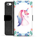 iPhone 5/5S/SE Premium Wallet Case - Unicorn