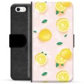 iPhone 5/5S/SE Premium Wallet Case - Lemon Pattern