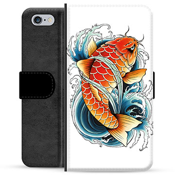 iPhone 6 / 6S Premium Wallet Case - Koi Fish