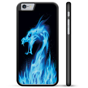 iPhone 6 / 6S Protective Cover - Blue Fire Dragon