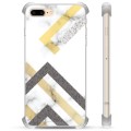 iPhone 7 Plus / iPhone 8 Plus Hybrid Case - Abstract Marble
