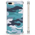 iPhone 7 Plus / iPhone 8 Plus Hybrid Case - Blue Camouflage