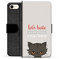 iPhone 7/8/SE (2020)/SE (2022) Premium Wallet Case - Angry Cat