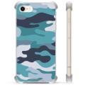 iPhone 7/8/SE (2020)/SE (2022) Hybrid Case - Blue Camouflage