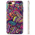 iPhone 7 Plus / iPhone 8 Plus TPU Case - Abstract Flowers