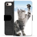 iPhone 7/8/SE (2020)/SE (2022) Premium Wallet Case - Cat