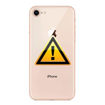 iPhone 8 Battery Cover Repair - incl. frame - Gold