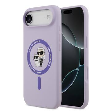 iPhone Air Karl Lagerfeld Karl and Choupette Liquid Silicone MagSafe Case