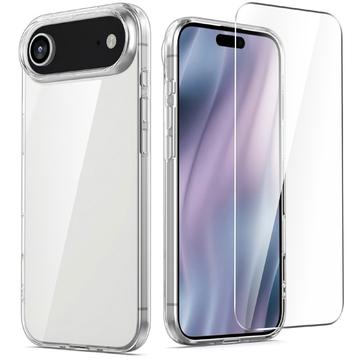 iPhone Air Saii 2-in-1 TPU Case & Tempered Glass Screen Protector