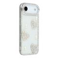 iPhone Air Sparkling Love and Pearl Hybrid Case - Transparent