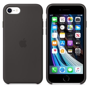 iPhone SE (2020) Apple Silicone Case MXYH2ZM/A - Black
