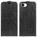 iPhone 16e Vertical Flip Case with Card Slot - Black