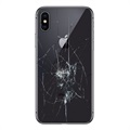 iPhone X Back Cover Repair - Glass Only - Black