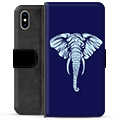iPhone X / iPhone XS Premium Wallet Case - Elephant