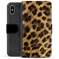 iPhone X / iPhone XS Premium Wallet Case - Leopard