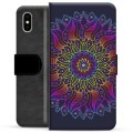 iPhone X / iPhone XS Premium Wallet Case - Colorful Mandala