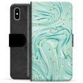 iPhone X / iPhone XS Premium Wallet Case - Green Mint