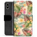iPhone X / iPhone XS Premium Wallet Case - Pink Flowers