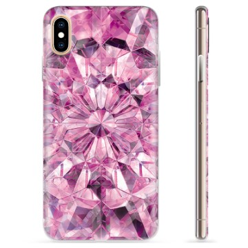 iPhone X / iPhone XS TPU Case - Pink Crystal