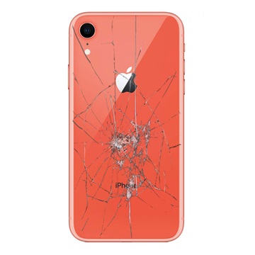 iPhone XR Back Cover Repair - Glass Only - Coral