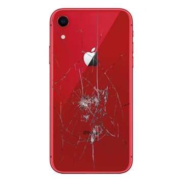 iPhone XR Back Cover Repair - Glass Only - Red