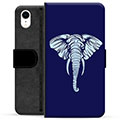 iPhone XR Premium Wallet Case - Elephant