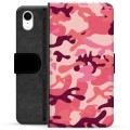 iPhone XR Premium Wallet Case - Pink Camouflage